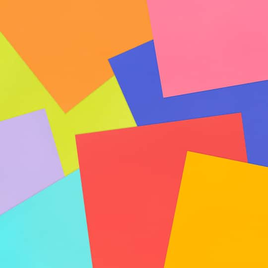 Craft Smith 12" x 12" Solid Brights Paper Pad, 48 Sheets